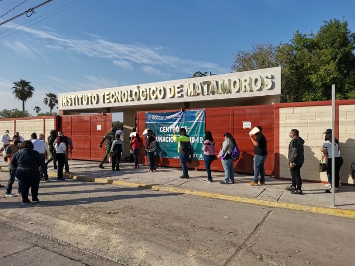 fila vacuna matamoros