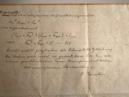 Subastan por más de 1,2 millones de dólares una carta firmada por Einstein en la que escribió su más famosa ecuación