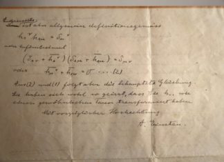 Subastan por más de 1,2 millones de dólares una carta firmada por Einstein en la que escribió su más famosa ecuación