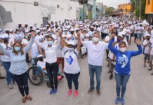 Mujeres despicadoras con Chucho Nader la fórmula del PAN