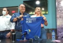 Deja candidatura en MC para sumarse a Gerardo Peña