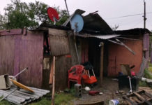 Vientos huracanados destruyeron casas en el Ejido El Galaneño