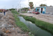 Realizan limpieza en drenes