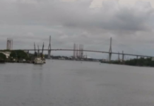 Actualmente puerto de Tampico cerrado a todo tipo de navegación