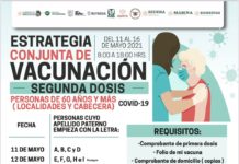 Anuncia Municipio martes de vacunación para adultos mayores en Reynosa