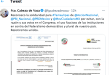 Gobernador agradece al PRI, PAN, MC y PRD su solidaridad