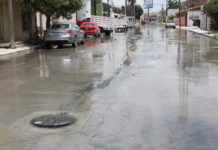 Millones invertidos en calle inundable