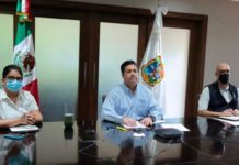 Cabeza de Vaca realiza reunión a distancia con mesa de seguridad de Tampico