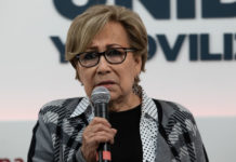 Senadora entrega proyecto para desaparecer poderes en Tamaulipas