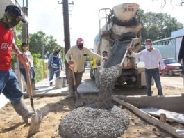 Notorio Avance Registran Nuevas Obras de Pavimentación en Tampico
