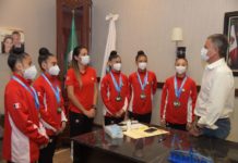 *Tampico Brilla en el Deporte; Chucho Nader recibe a campeonas gimnastas*