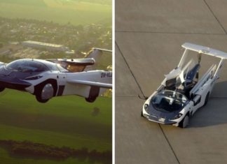 El auto volador que completó un vuelo de prueba entre dos aeropuertos