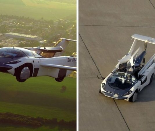 El auto volador que completó un vuelo de prueba entre dos aeropuertos