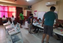 Baja afluencia de votantes en la casilla especial 01 en Matamoros