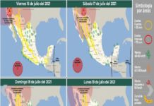 Anuncia Protección Civil posibilidad de lluvias y altas temperaturas