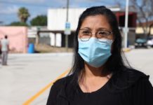 Resaltan colonos utilidad de pavimentación hidráulica en la colonia Sierra De la Garza