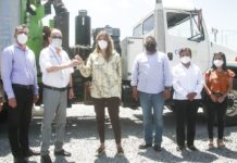 Entrega Alcaldesa Unidad Vactor a la COMAPA de Reynosa