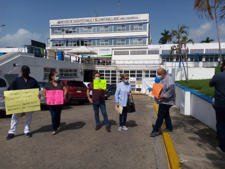 Protestan contra la COMAPA zona conurbada