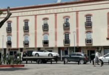 Continúa operativo grúa en el Centro de Matamoros
