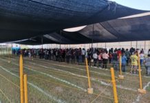 Sin filas de personas este jueves la sede de vacunación Ciudad Industrial