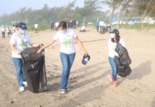 Suman Gobierno del Estado, SEDUMA y Voluntarios esfuerzos en beneficio de playas tamaulipecas
