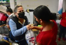 En temporada de lluvia, DIF Reynosa continúa llevando apoyos a familias vulnerables