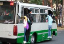 Concesionarios exigen al Estado autorice aumento al transporte público