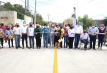 Inauguró la Alcaldesa Maki Ortiz calle en Ferrocarril Centro