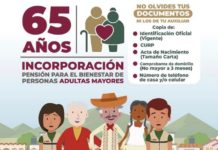 Federación inicia registro de abuelitos de 65 años y más