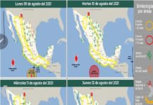Monitorean centros climáticos baja presión en Océano Atlántico