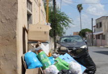 Basura con desechos biológicos terminan en la calle
