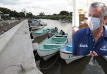 Moderniza Chucho Nader Muelle en Canal de Navegación de Tancol