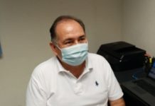 Roban otro aditamento a cabina sanitizante del centro de salud de Madero