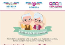 DIF Reynosa organiza caravana para celebrar el Día del Adulto Mayor
