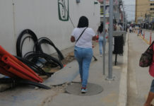 Retoman labores en calle Hidalgo, nivelarán banquetas para evitar inundación