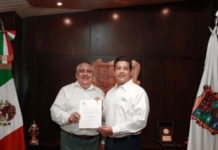 Gobernador a Guadalupe Acosta Naranjo como titular de Oficina de Representación del GobTam en CDMX