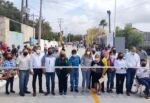 Maki Ortiz, inaugura importante obra de pavimentación hidráulica en zona Centro