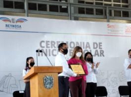 “Gracias Maki Ortiz por ser siempre una mujer valiente y de resultados para Reynosa y para Tamaulipas”; SNTE