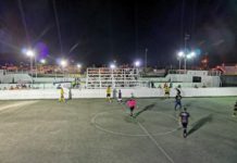Se avientan un golazo con las nuevas iluminarias en las canchas de los esteros.