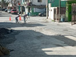 Rehabilita Municipio vialidades en 5 colonias