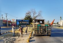 Sanean cuadrillas municipales calles y avenidas de Reynosa