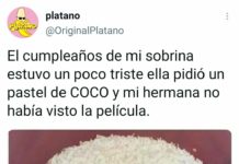 Pastel equivocado