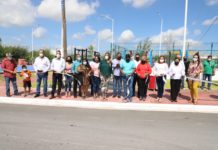 Entrega Maki Ortiz nueva plaza pública al Fraccionamiento Moderno