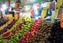 Siguen elevados los precios de las frutas y verduras