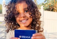 Una niña de dos años se convierte en la miembro más joven de American Mensa con un coeficiente intelectual de 146 puntos