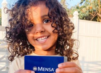 Una niña de dos años se convierte en la miembro más joven de American Mensa con un coeficiente intelectual de 146 puntos