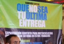 Ante aumento de accidentes viales emprenden campaña: “Que no sea tú última Entrega”
