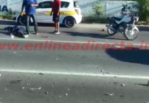 Accidente vial deja daños y un lesionado en libramiento Monterrey