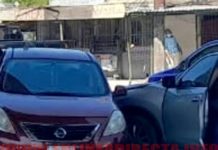 Accidente vial deja solo daños en unidades