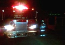 Bomberos acuden ha llamado de incendio que dejo solo daños